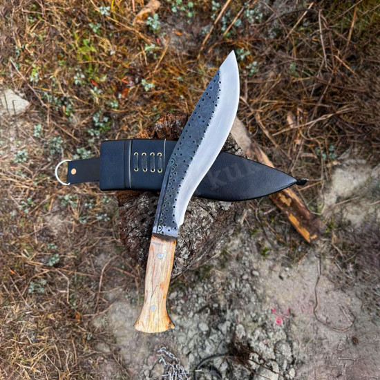 Hand Forged Kukri Knife – 10.5 Inch High Carbon Steel Blade | Traditional Nepalese Craft